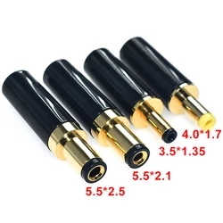 Conector de alimentación CC chapado en oro - Medidas 5,5x2,5 mm