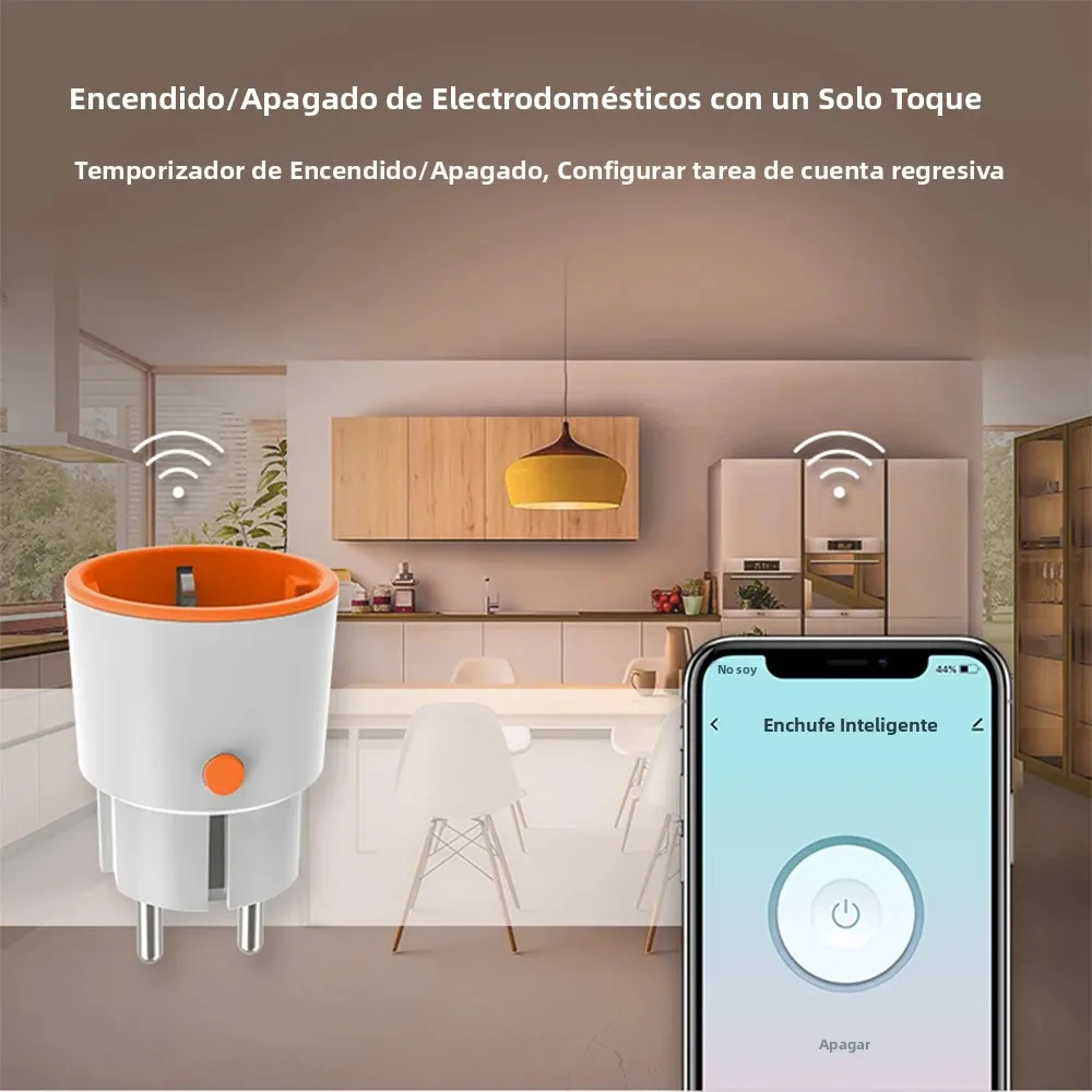 Tuya ZigBee 3,0 16A enchufe de la UE hogar inteligente 3680W Monitor de potencia temporizador medidor compatible con la aplicación Homekit Alexa Google Assistant - imagen 5