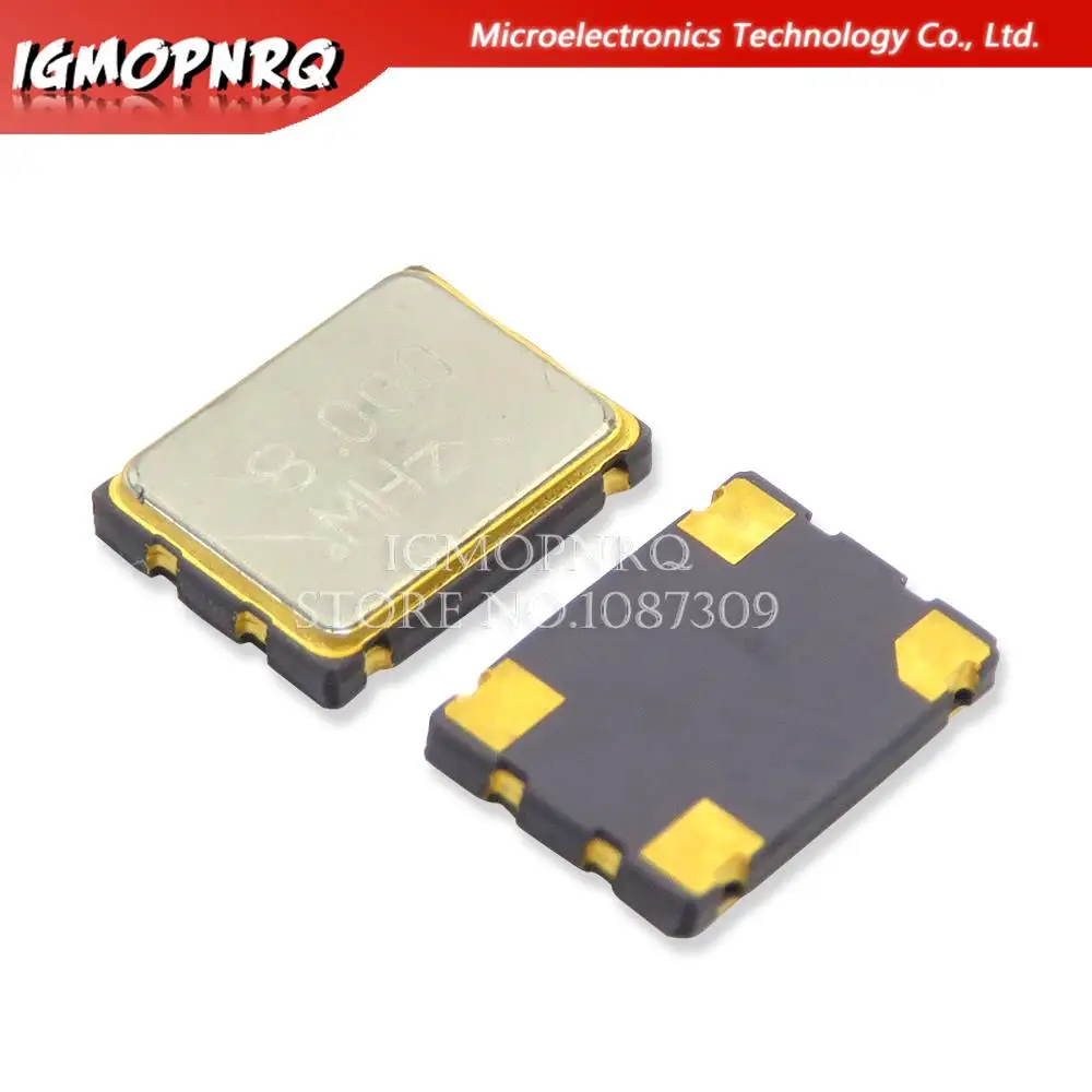 Oscilador de cristal activo SMD 5070, 10 piezas, OSC, 25MHZ, 6M, 10M, 12M, 16M, 20M, 24M, 25M, 33M, 50M, 7050, 5x7 - imagen 4