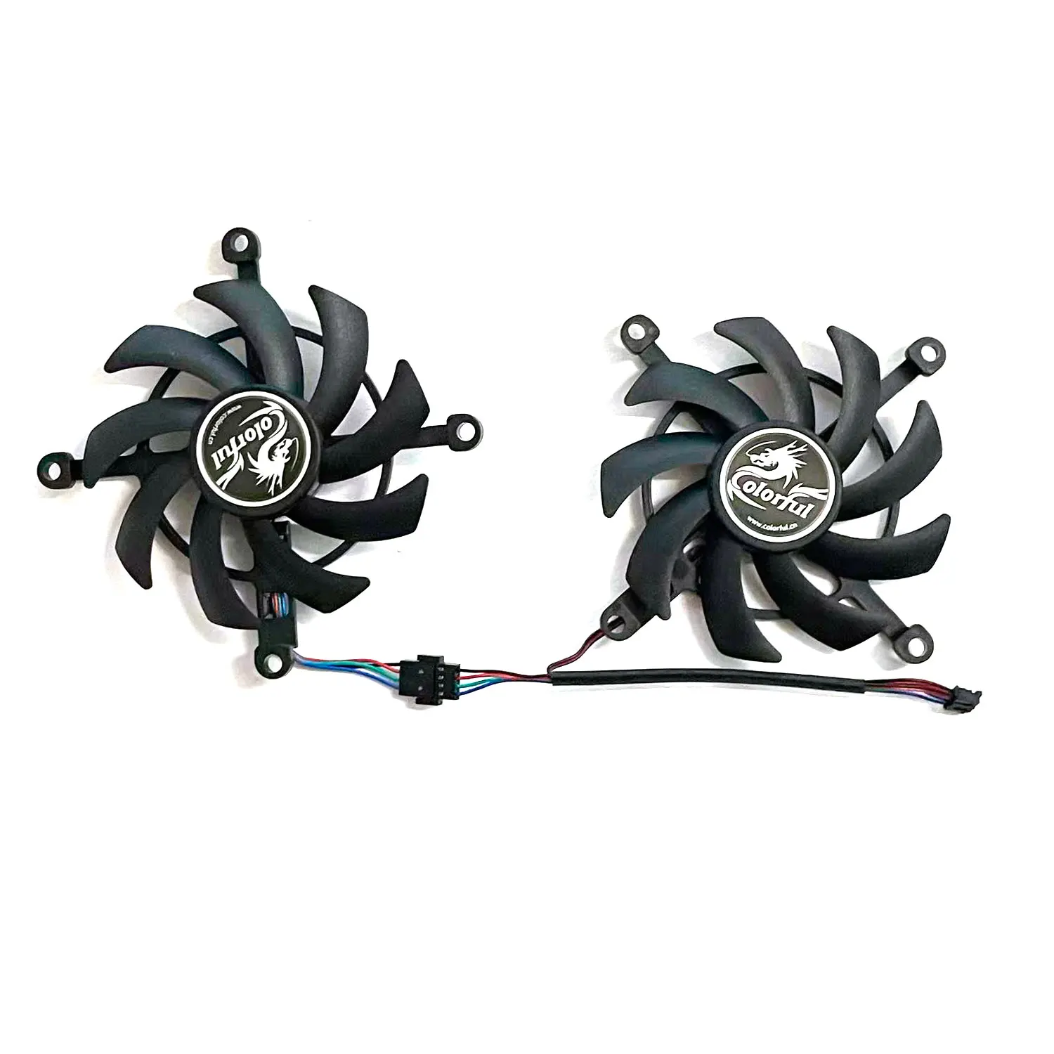 2 uds 85MM RTX 2060 2060Super GPU ventilador para colorido GeForce RTX2060 GTX 1660 TI 1660 Super ventilador de refrigeración de tarjeta gráfica - imagen 2