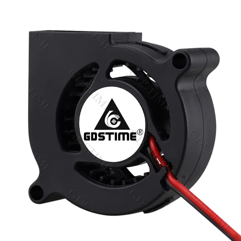 Gdstime-ventilador de refrigeración Radial centrífugo sin escobillas, 50MM, 5020, 5V, 12V, 24V, doble bola, 50x20MM, 2 uds. - imagen 3