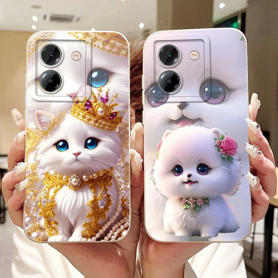 Para Xiaomi Poco M7 Pro 5G funda elegante cubierta pintada de caramelo funda de teléfono de silicona suave para Xiaomi Poco M7 PocoM7 Pro 5G Fundas bolsas - imagen 2