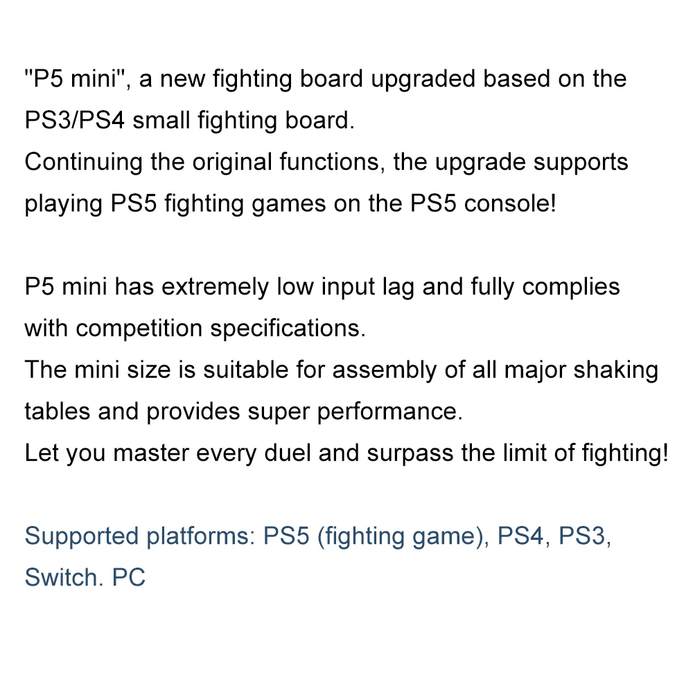 Minicaja DE LUCHA Brook P5, controlador sin palanca, codificador de juegos de lucha para PC/NS/PS3/PS4/PS5 - imagen 5