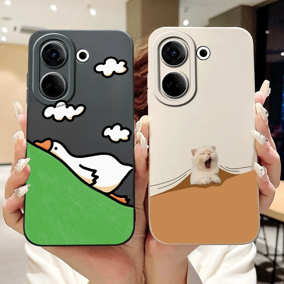 Funda de TPU suave para Tecno Camon 20 Pro 5G, carcasa de dibujos animados de animales bonitos CK8n, carcasa de teléfono para Tecno Camon 20 Premier Camon20 Pro, parachoques - imagen 3