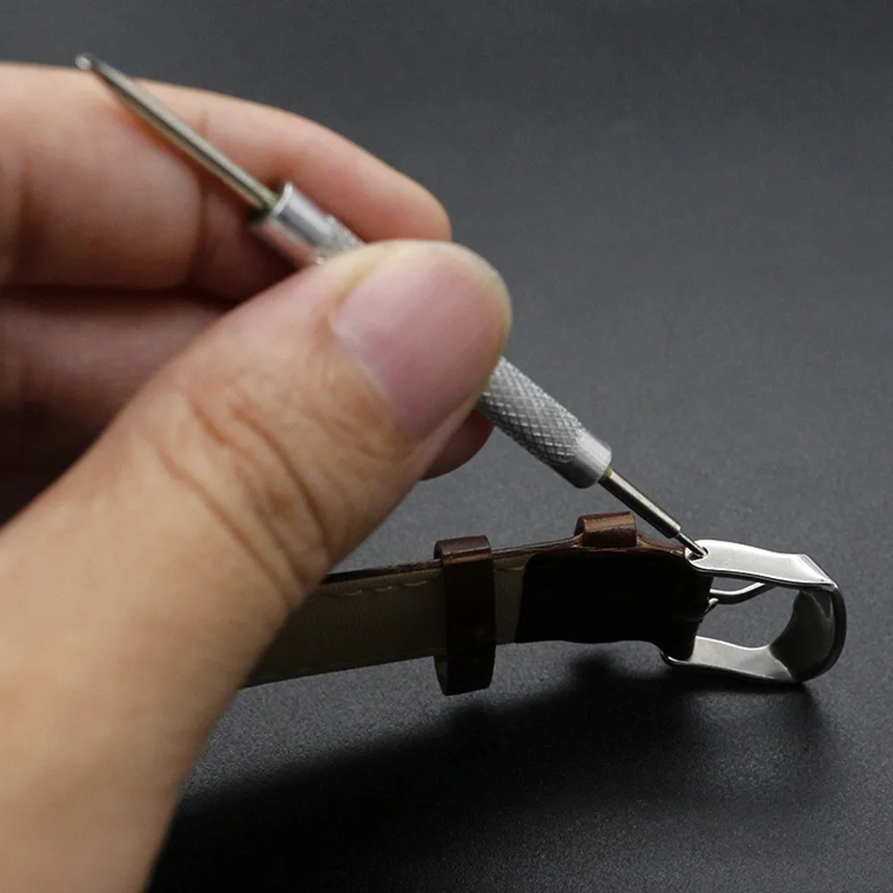 Herramientas de reparación de correa de reloj de Metal, pulsera de acero inoxidable, abridor de correa de reloj, reemplazo de barra de resorte, herramienta removedora de pasadores de conexión - imagen 5