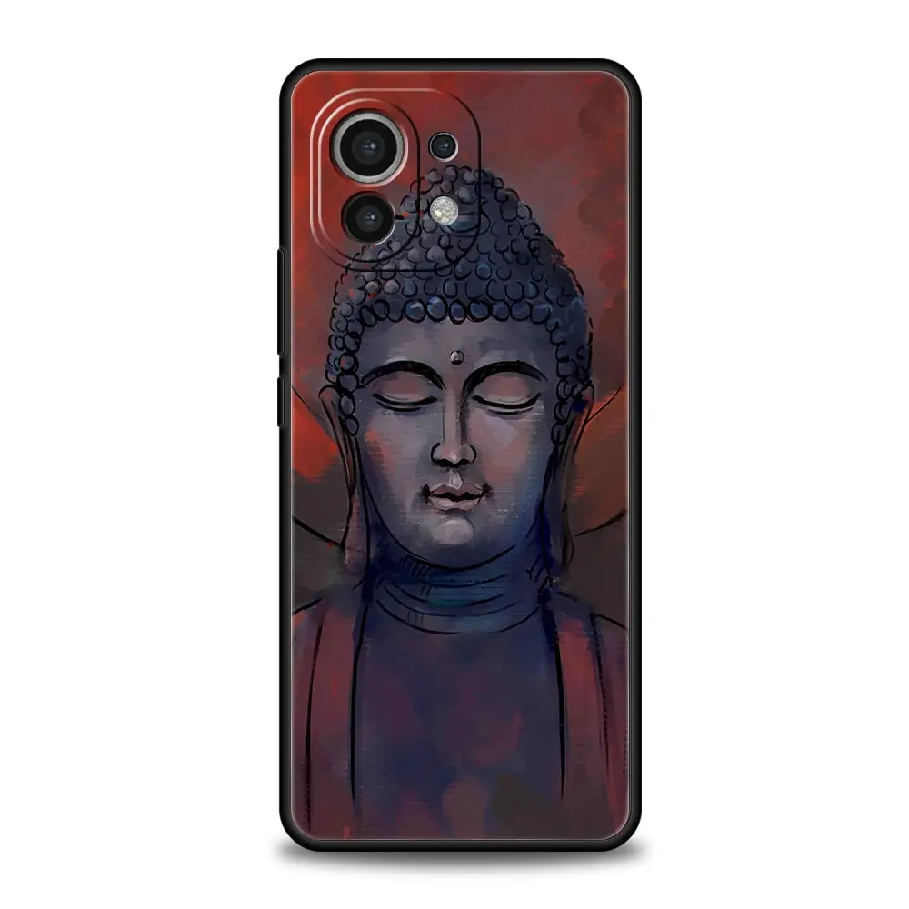 Funda de teléfono Mandala Chakra Gautama Buddha para Xiaomi Poco X3 NFC M3 F3 M4 X4 Mi Note 12 Pro 10 11 Lite 10T 5G 11T 9T 11i - imagen 3