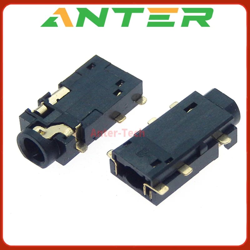 10 Uds PJ-270/PJ-2065 parche avellanado chapado en oro 2,5 MM toma de auriculares puerto Base hembra de Audio