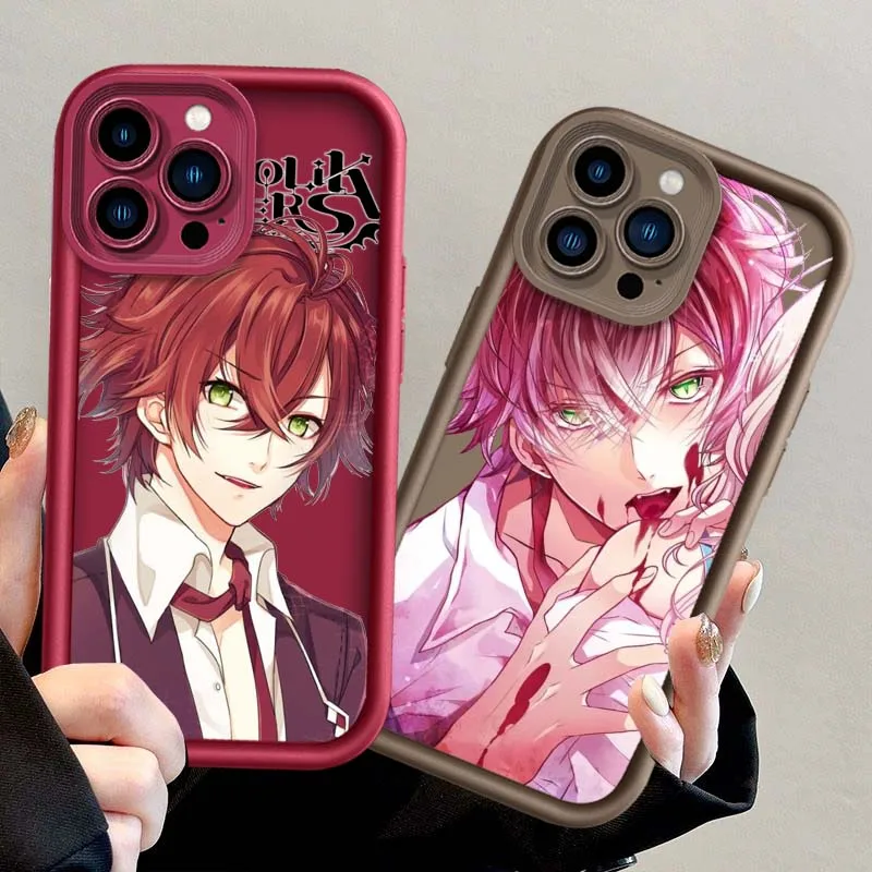 Amantes de Diabolik para Apple iPhone 17 Air 16 16E15 14 13 12 11 X XR Pro Max Eye Ladder funda de teléfono