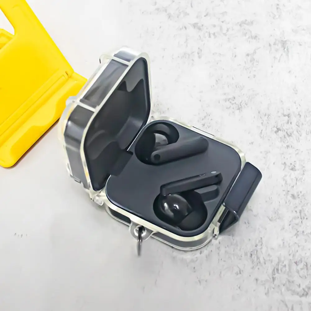 Funda protectora para auriculares para CMF Buds Pro 2/Buds 2 Plus(2025), carcasa protectora transparente antiarañazos de TPU para auriculares - imagen 5