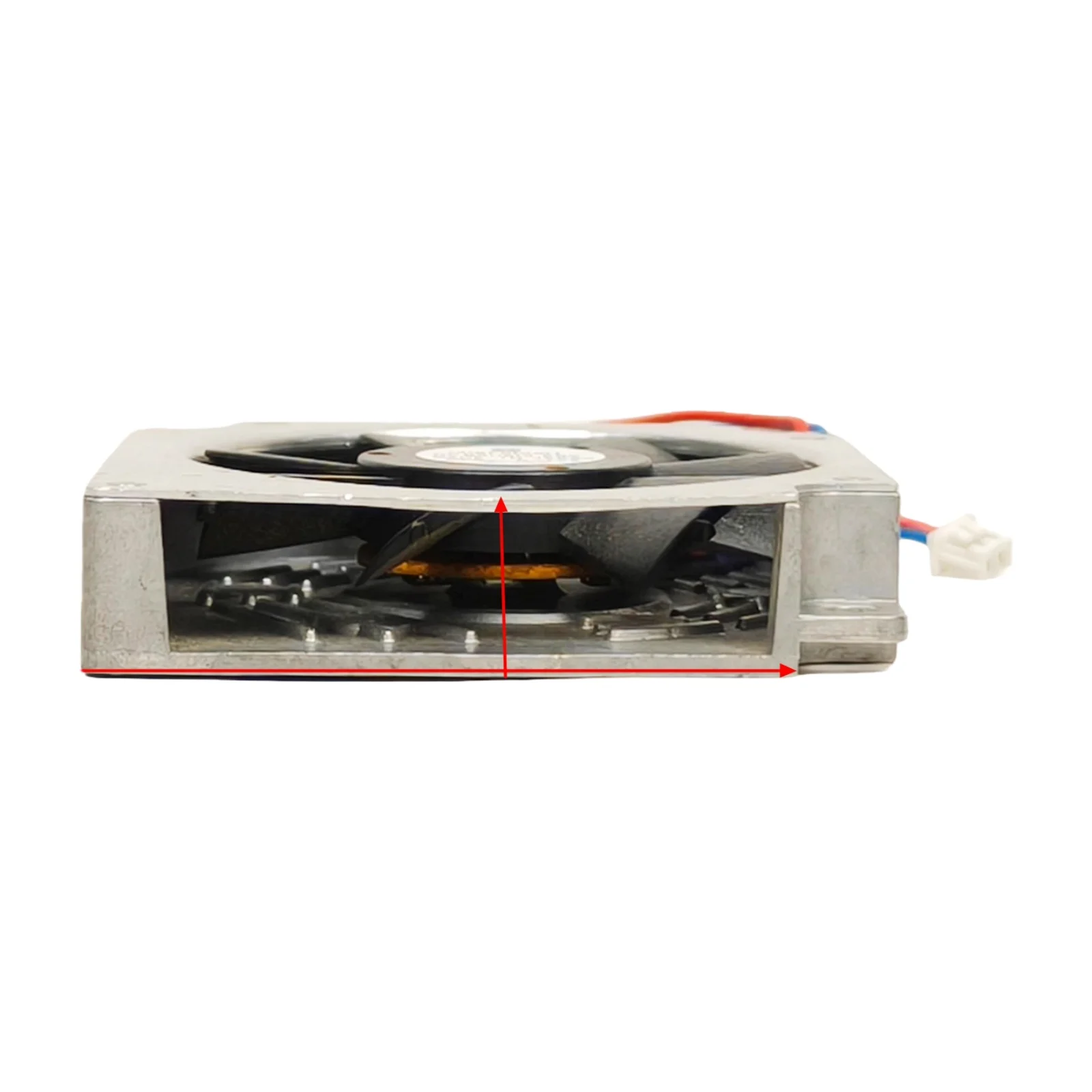 UDQFSDH01 4510 5V DC ventilador 45x45x10mm ventilador de refrigeración centrífugo ultrafino 0.17A 6100RPM para Chip de ordenador portátil escape lateral - imagen 2