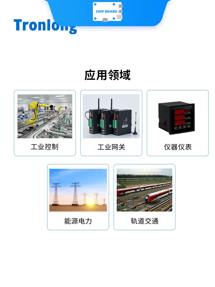 Tronlong T113-I MiniEVM - Allwinner T113-S3 1.2GHz Dual-Core A7 + RISC-V DSP, placa industrial - imagen 2