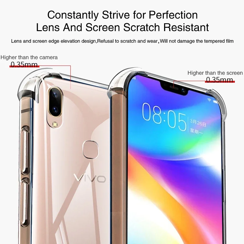 Funda Transparente TPU VIVO V11 Pro – Antigolpes Fina - imagen 5