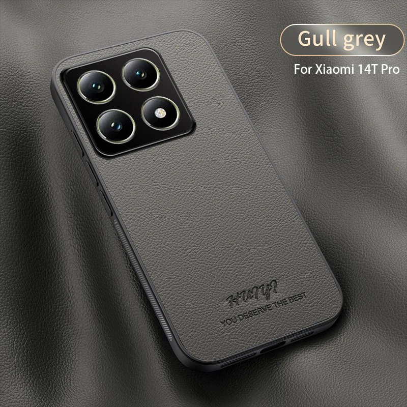 Para Xiaomi Mi 14T Pro funda suave PU piel imán funda protectora trasera para Xiaomi Mi 14t Mi14t Pro funda completa para teléfono - imagen 2