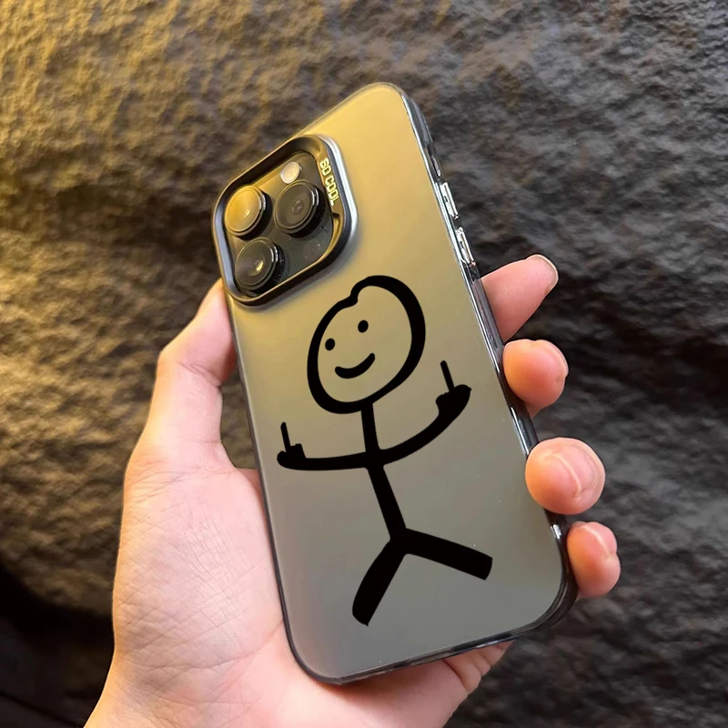 Funda de teléfono básica de TPU con diseño de Matchman de dibujos animados para iPhone 17 16 14 13 12 11 15 Pro Max 16 Plus 17 Air 16E cubierta de parachoques a prueba de golpes - imagen 3