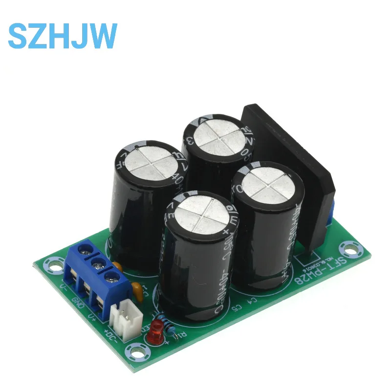 PW28, amplificador de filtro de doble potencia, placa rectificadora 25A, puente plano, módulo de fuente de alimentación no regulada con salida Dual USB AC a DC - imagen 5
