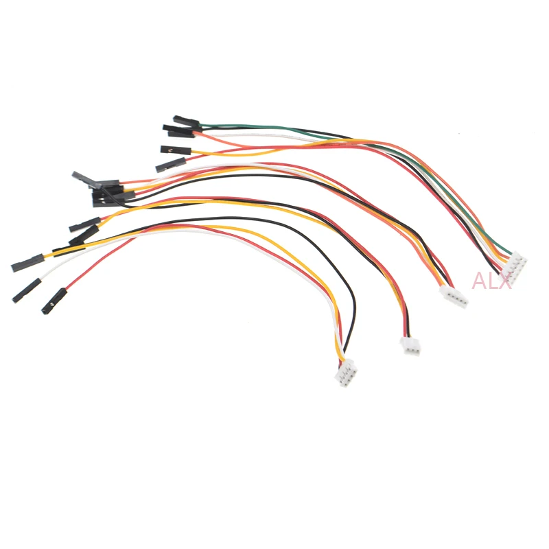 Cable de Terminal electrónico de doble cabezal, 10 piezas, PH2.0, hembra a hembra, PH 2,0 a Dupont 2/3/4/5/6P, 2 pines de longitud, 20CM, 2,0mm - imagen 3