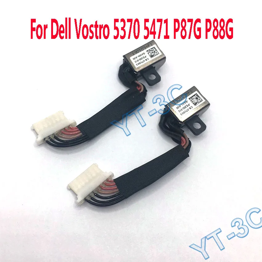 Cable de alimentación de CC para portátil, conector de alimentación de CC para Dell Vostro 5370, 5471, P87G, P88G, 1-10 piezas, nuevo, Cable flexible de DC-IN - imagen 3