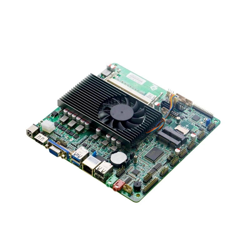 Placa base AMD A6 5357M ultradelgada itx, placa base DDR3 de doble canal, mini placa pos industrial integrada con 10 USB - imagen 4