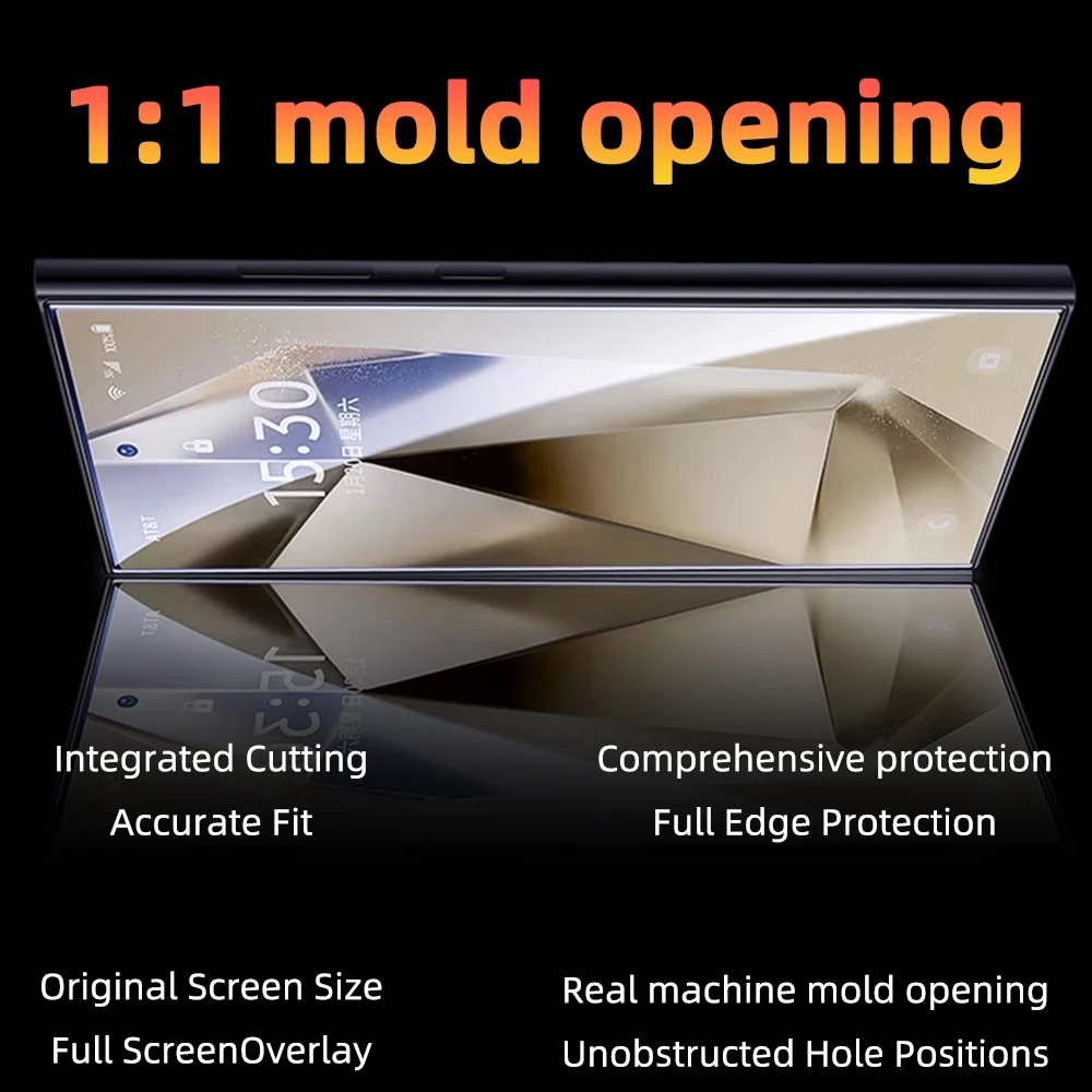 Vidrio Templado HD para Samsung Galaxy S26 S25 S24 Ultra Plus, Protector de pantalla sin polvo, fácil instalación, accesorios sin burbujas - imagen 5