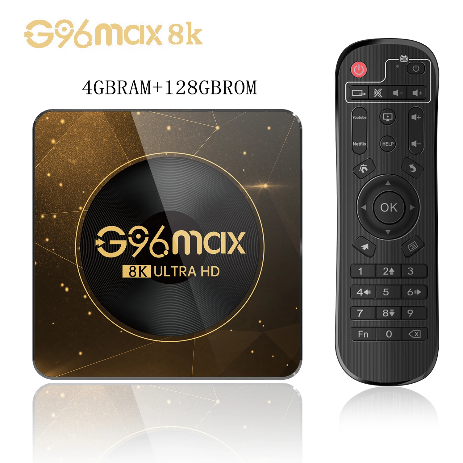Android13 8K Ultra HD Smart TV Box Wifi6 transmisión rápida estable reproductor multimedia 64GB128GB memoria grande G96 Max vs Amazon Fire TV