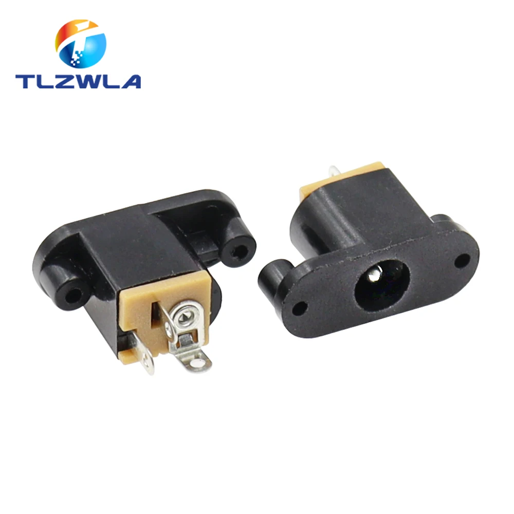 Toma de corriente CC de alta calidad, 10 piezas, DC-018, 3 pines, adaptación DIP, 5,5mm x 2,1mm, enchufe hembra