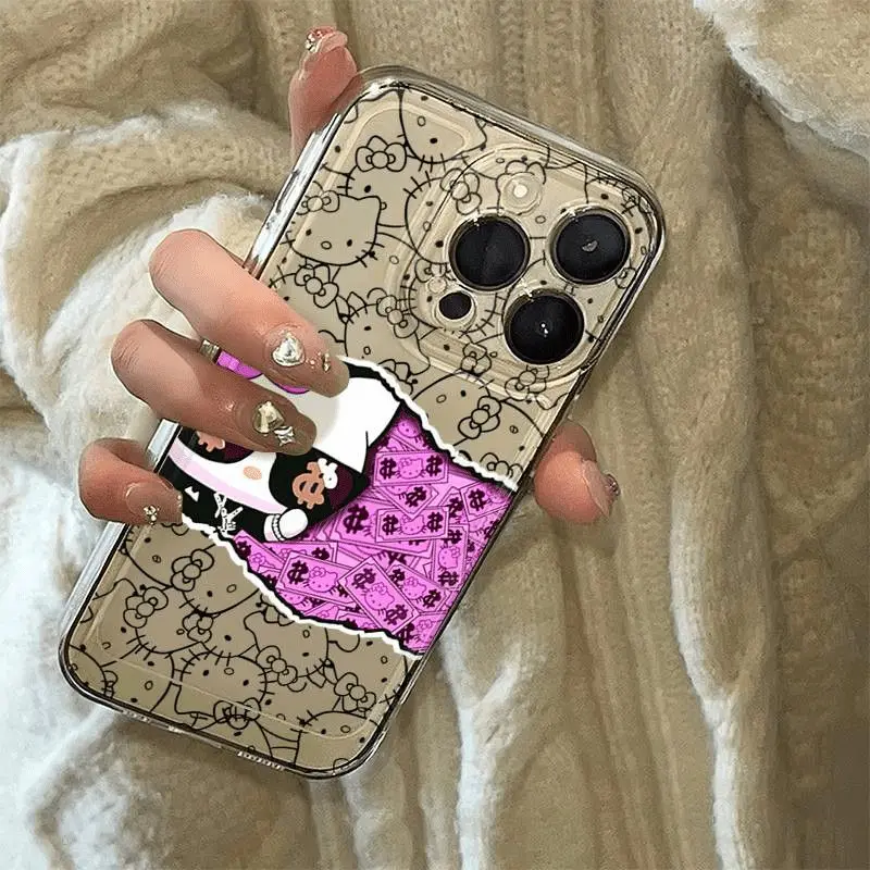 Nueva funda de teléfono bonita de Hello Kitty para OPPO A3 A60 A57 A38 A79 A58 A98 A5 F9 F11 A94 A92 A76 A74 A73 A54 A53 Pro 5G - imagen 3