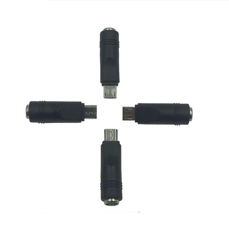Convertidor de adaptador de corriente CC móvil para PC, Micro USB macho a conector hembra de 5,5x2,1mm - imagen 2