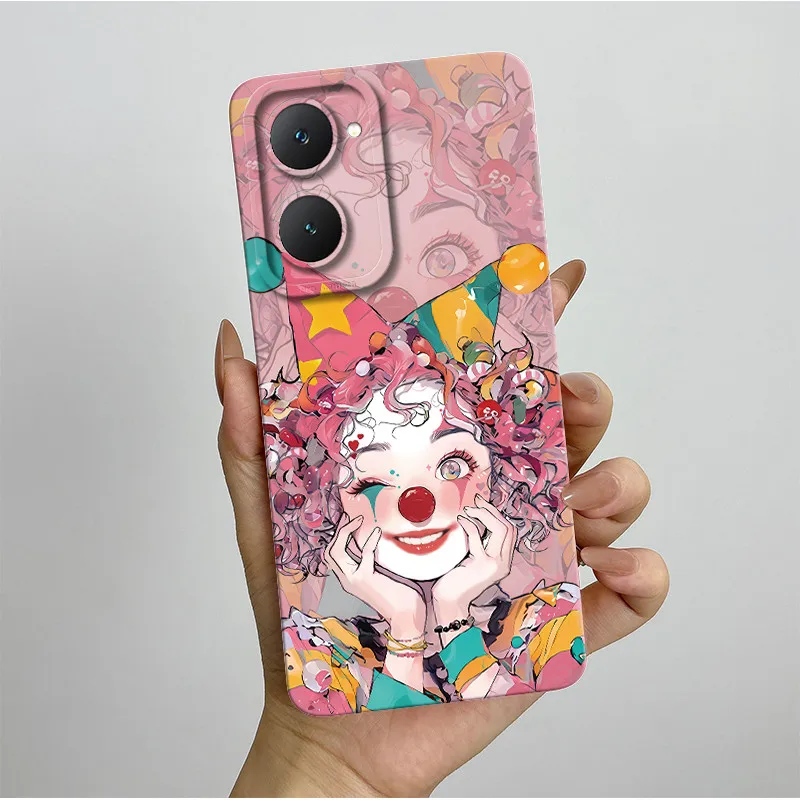 Funda de flores de mariposa para Vivo Y03, funda de silicona suave y delgada para Vivo Y03 Y03T Y18 Y18i Y28s 4G, Fundas para teléfono, bolsas - imagen 5