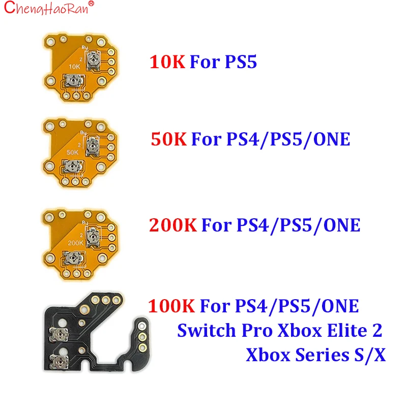 2 unidades para PS4, PS5, SwitchPro, Xbox seriesS X, controlador 3D, placa de reinicio de Joystick, placa de calibración de ajuste de deriva de Joystick izquierdo y derecho - imagen 3