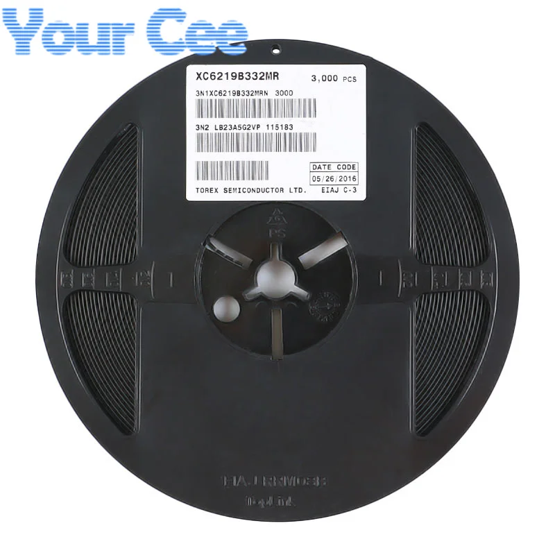 50 uds/5 uds XC6219 XC6219B332 XC6219B332MR SOT-23-5 Chip regulador de voltaje lineal diferencial IC SMD - imagen 5