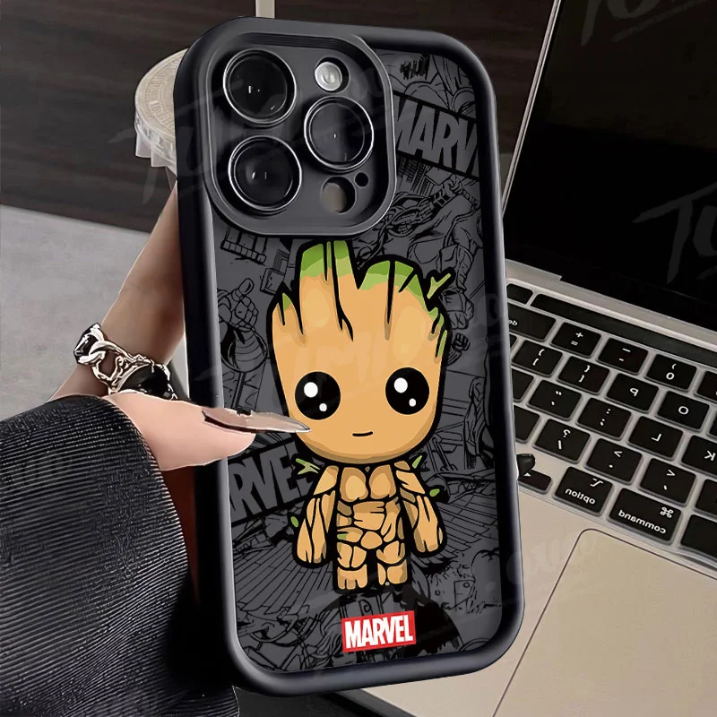 Funda de teléfono de silicona suave de Marvel Spider Man para iPhone 15 Pro Max 14 Max 13 ProMax 12 11 X XS XR 7 8 Plus SE 2020 contraportada - imagen 4