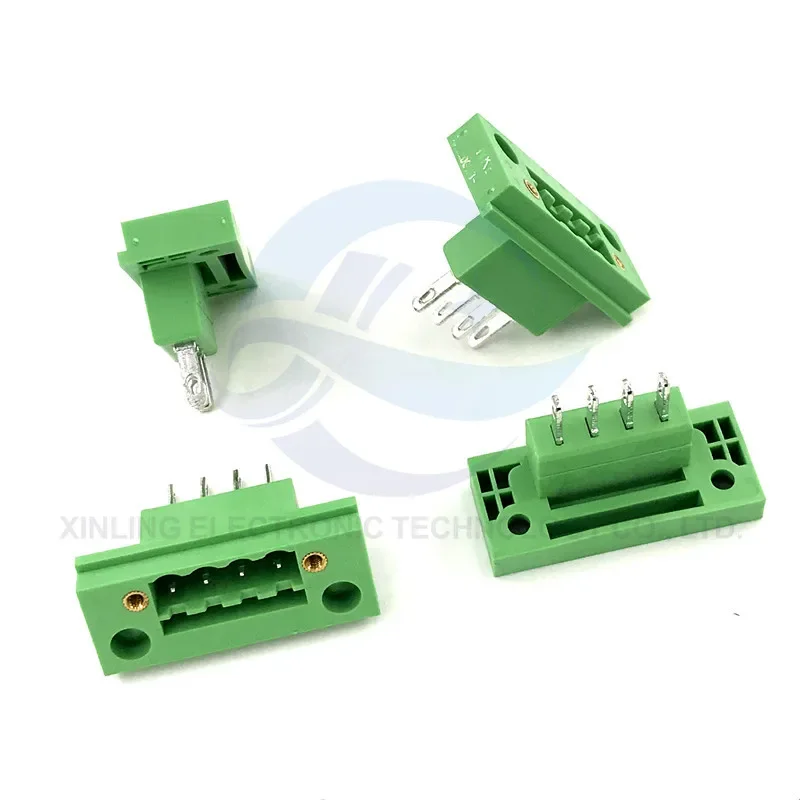 1 Juego de conector de Terminal de pared KF2EDGWB 5,08mm 2/3/4/5/6/7/8/9/10/12Pin, conector de paso de 5,08mm, bloque de terminales de tornillo Pcb - imagen 5