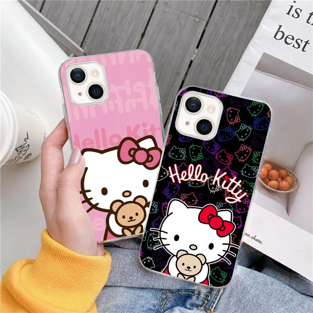 BY-39 Hello Kitty funda blanda para Moto G5 G5S G6 G7 One Zoom Action Hyper Macro Vision Fusion Play Plus Power - imagen 5