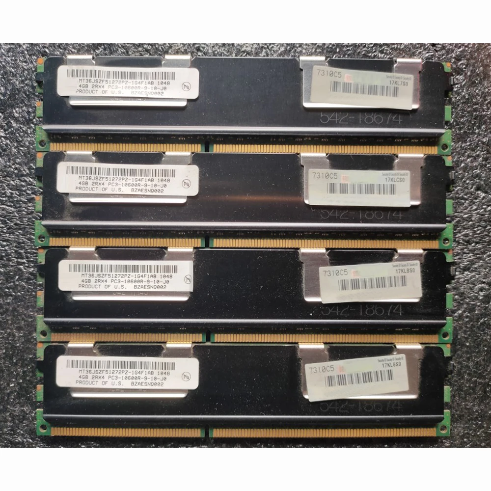 2 uds MT36JSZF51272PZ-1G4F1AB RAM para MT 4GB DDR3 1333MHz 2RX4 PC3-10600R memoria de servidor funciona perfectamente envío rápido de alta calidad - imagen 3