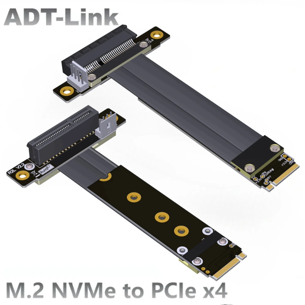 Extensor ADT-Link M.2 NVMe a PCIe 3.0 x4 Gen3