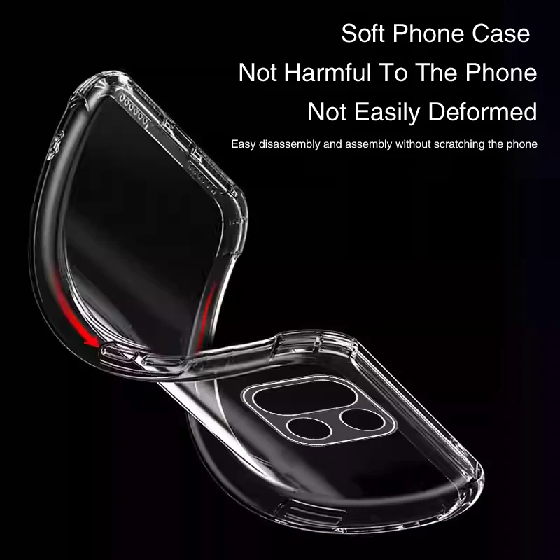 Funda blanda transparente para OnePlus 15 5G Airbag a prueba de golpes de silicona cubiertas traseras de lujo accesorios para teléfono móvil Fundas 1 + 15 - imagen 5