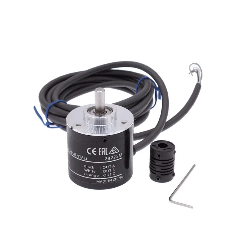 Codificador Rotatorio E6B2CWZ6C E6B2-CWZ6C 10-20-30-40-50-60-100-600-720-1024-1200P/R 5-24V DC NPN Salida Interruptor Giratorio Línea 2m - Vista principal del producto