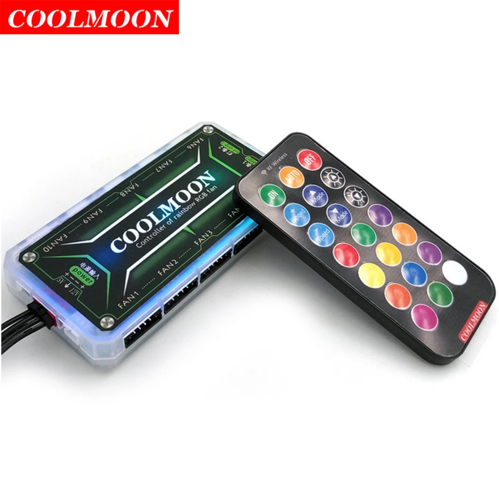 Coolmoon Panel Lateral RGB LED – Iluminación para Chasis PC - imagen 3
