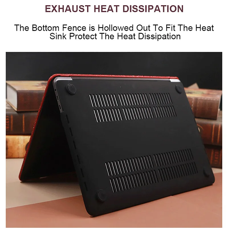 Funda de ordenador portátil con purpurina para Macbook Retina Air Pro, 13, 14, 12, 15, 16 pulgadas, cubierta de barra táctil para Mac book Pro, 13 M1, A2338, A2337 - imagen 3