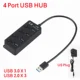 4 Port HUB US Plug
