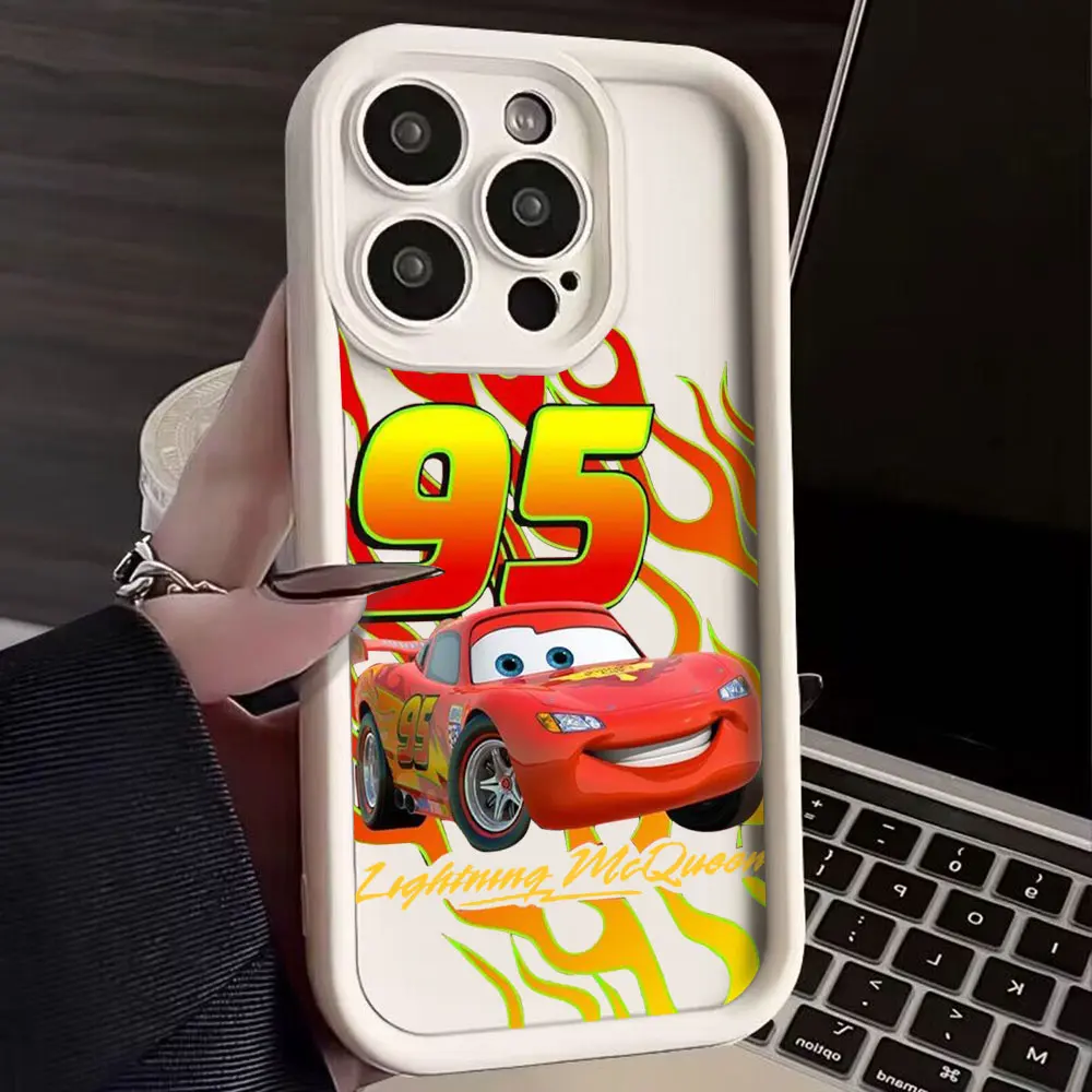 Funda de teléfono Cars Lightning McQueen 95 para Xiaomi Mi 14T 14 11 Lite 12T POCO M6 F4 F5 X3 X4 X5 GT 5G, funda trasera suave de TPU - imagen 3