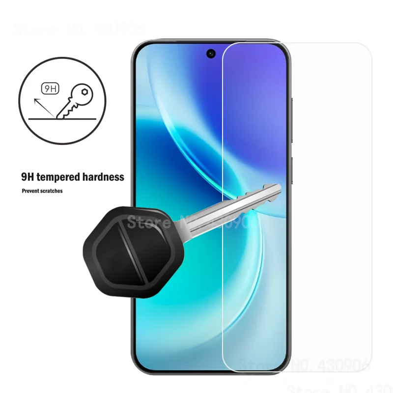 Para Vivo X300 Protector de pantalla cobertura de pantalla película de vidrio templado transparente de alta calidad 2.5D 9H para Vivo X300 - imagen 3