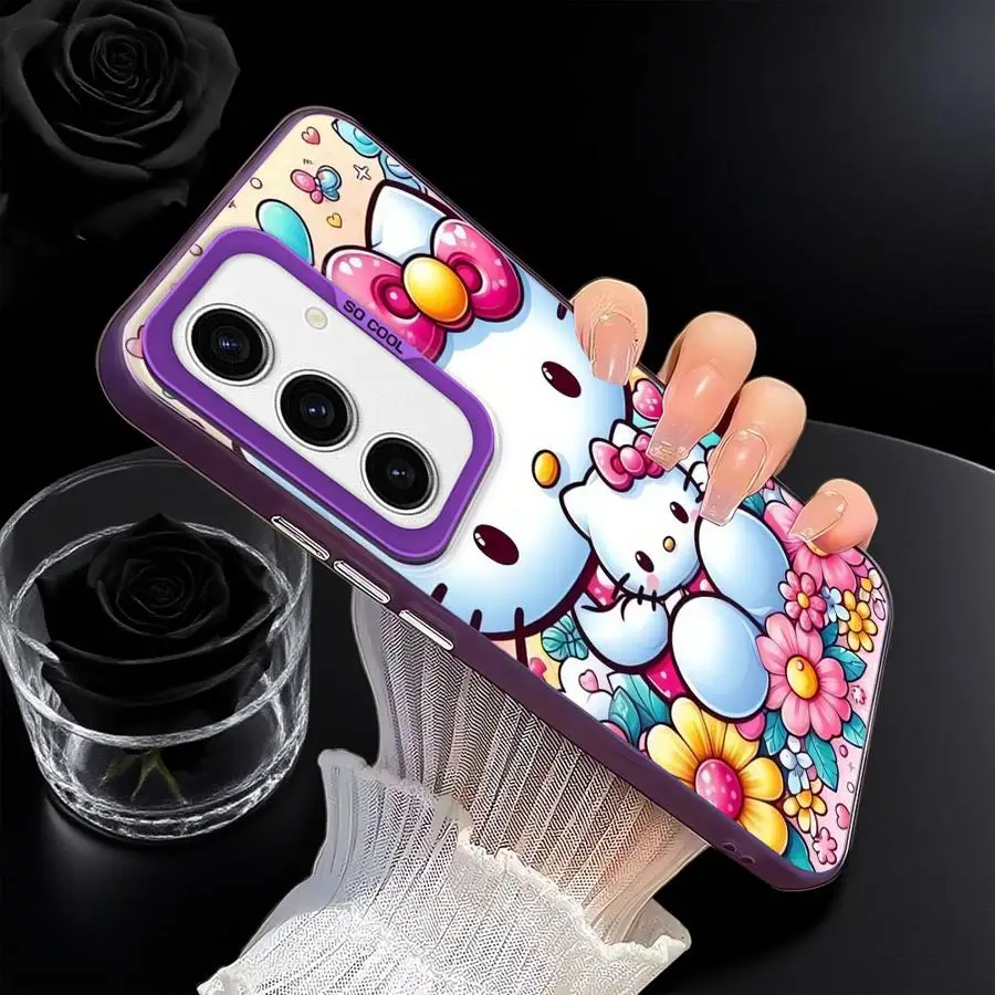 Funda roja h-elloS k-ittyS para Samsung Galaxy A32 A36 A73 A25 A33 A34 A22 A52 A26 A23 A53 A24 - imagen 2