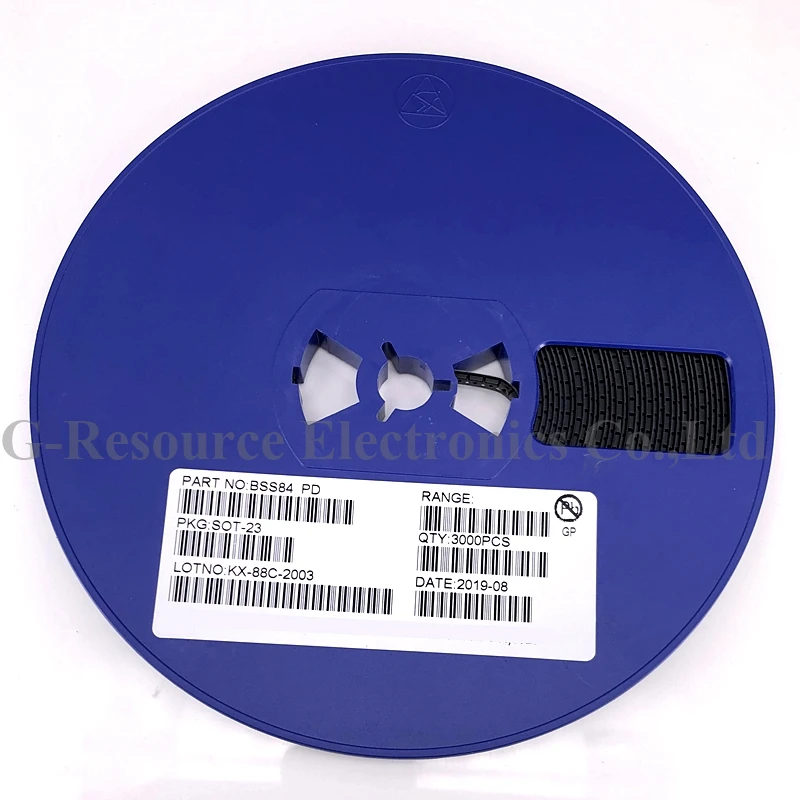 (100 uds) BSS84 SOT-23 SMD Transistor de efecto de campo MOS-FET BSS84LT1G SOT23 (marcado PD) - imagen 2
