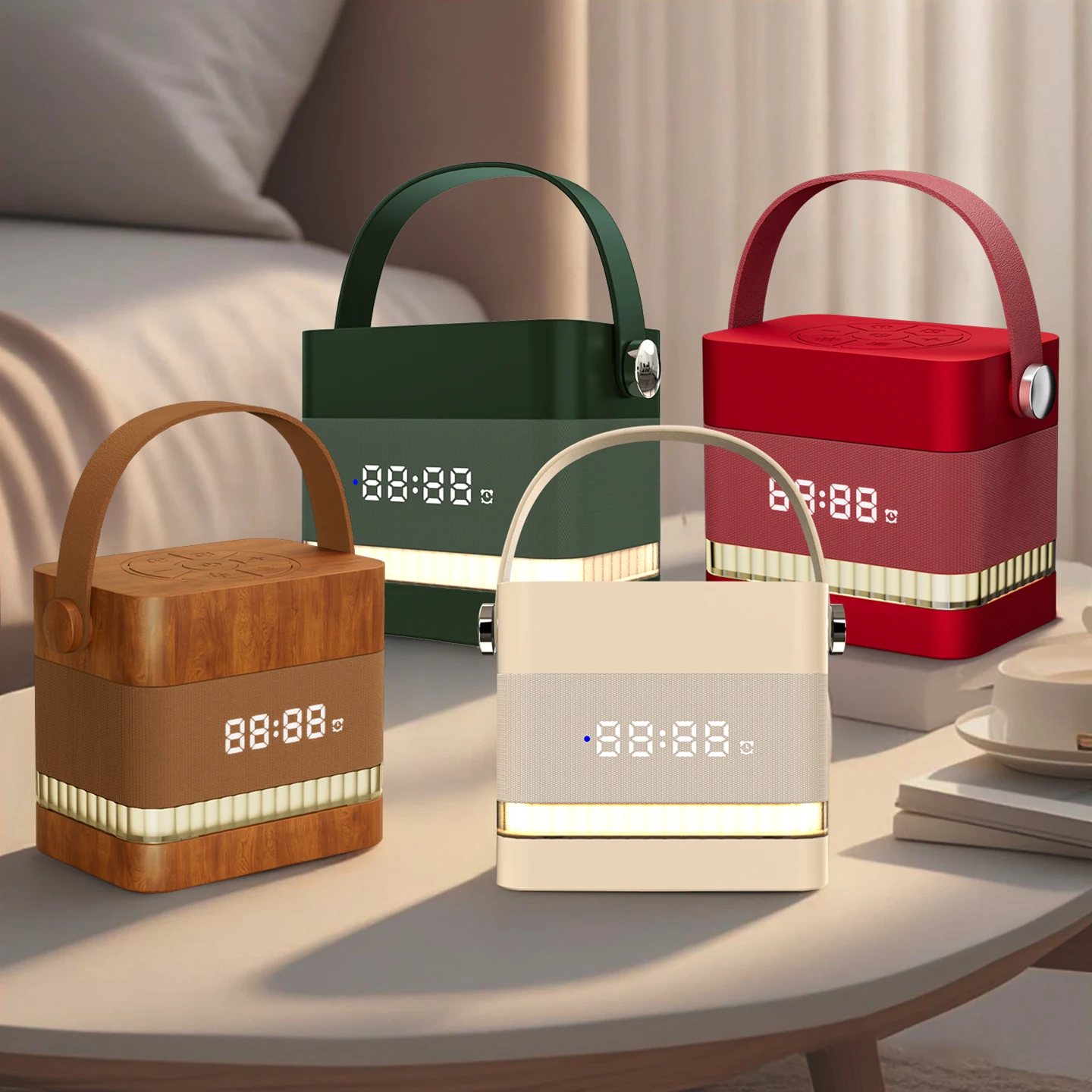 Altavoz despertador con luz inteligente 3 en 1, máquina de ruido blanco, dispositivo para dormir, electrodoméstico para dormitorio, despertador, caja Bluetooth, novedad de 2025 - imagen 3