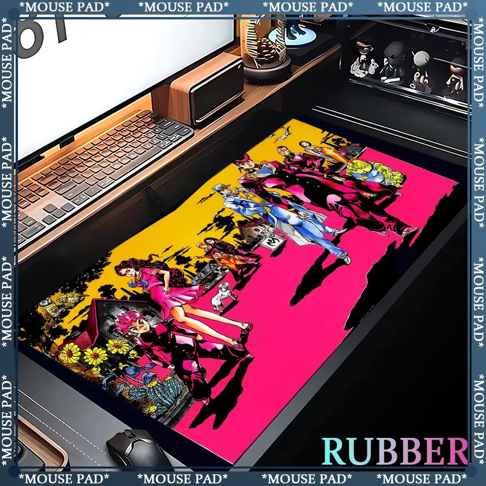 J_Joseph Joestar alfombrilla de ratón de Anime para juegos de ordenador, accesorios para juegos, alfombrilla de escritorio engrosada, alfombrilla de ratón de goma, 1200X600X5MM