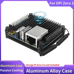 Carcasa Disipadora Aluminio Orange Pi Zero 3 – Refrigeración Pasiva