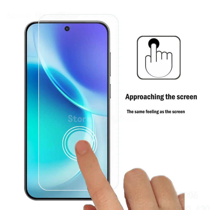 Para Vivo X300 Protector de pantalla cobertura de pantalla película de vidrio templado transparente de alta calidad 2.5D 9H para Vivo X300 - imagen 4