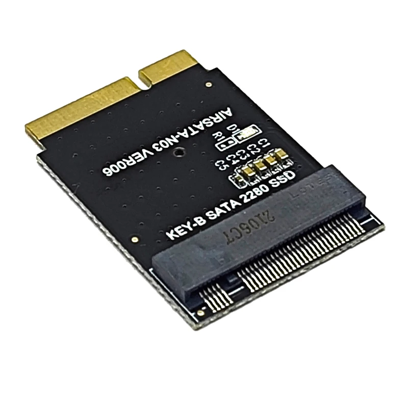 Para MacBook Air 2012 A1466 A1465 para Apple Macbook SSD adaptador MD223 MD224 MD231 MD232 M2 NGFF SSD a 17 + 7 pines convertir tarjeta Riser - imagen 3