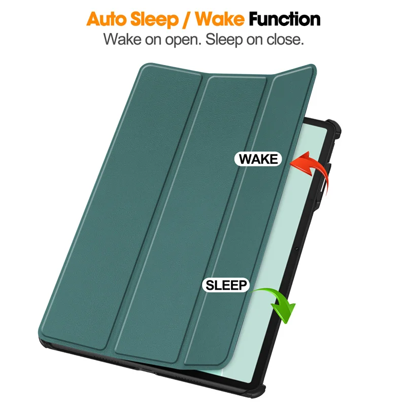 Funda de cuero magnético para Huawei Matepad 11,5 S, cubierta inteligente dura, triple pliegue, para Huawei MatePad 11.5S 2024, TGR-W09 W10 - imagen 3